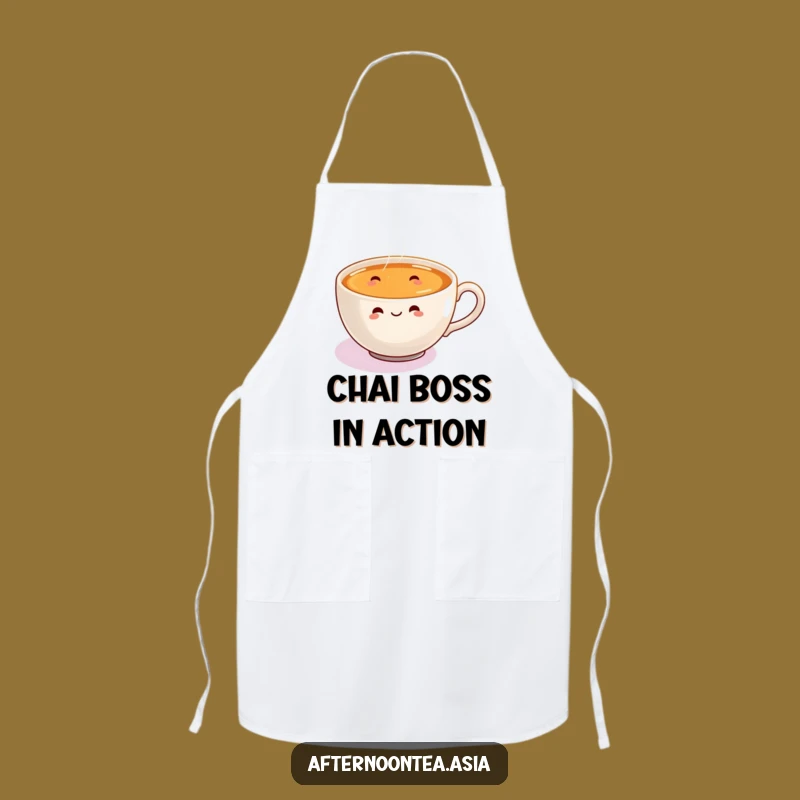 Funny Chai Apron: Joyful Cook's Companion, Practical and Whimsical Funny Gift