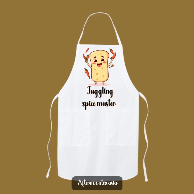 Funny Naan Apron: Juggling Chef's Companion, Practical and Funny Gift