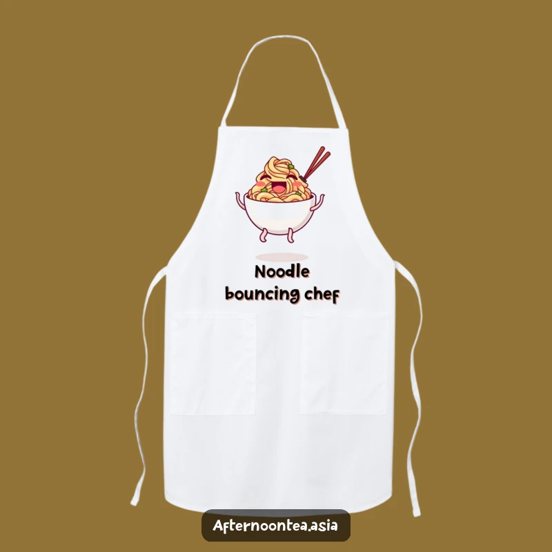 Funny Noodle Apron: Wobbly Chef's Companion, Practical and Funny Gift