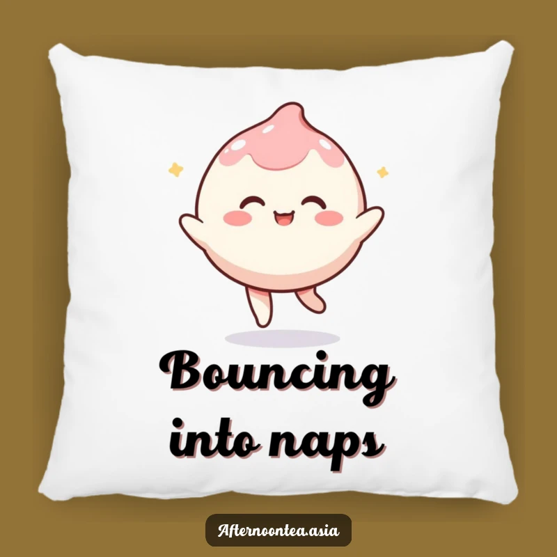 Funny Kawaii Mochi Pillow: Bouncing Comfort, Cozy Playful Gift