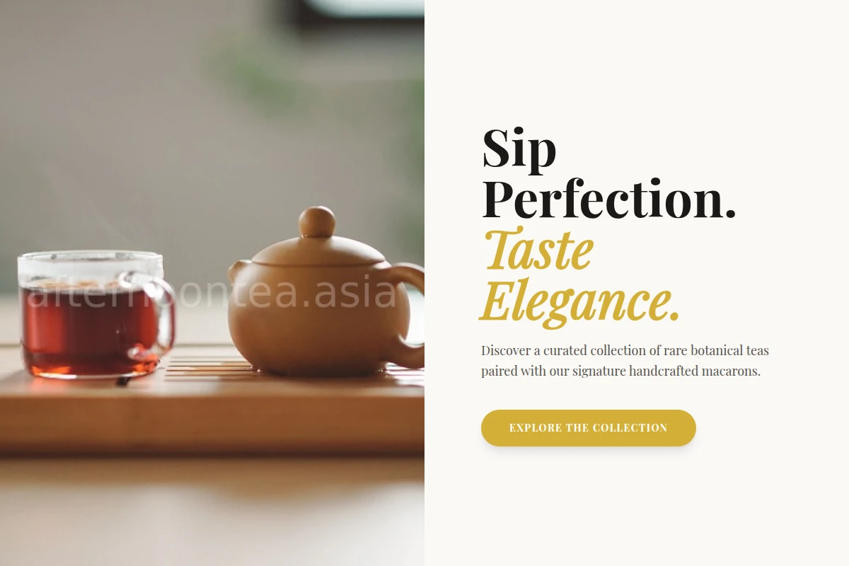 Macaron Tea