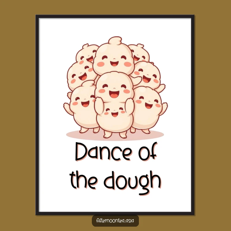 Funny Digital Dumpling Art: Jigging Pile Decor, Instant Funny Gift Download