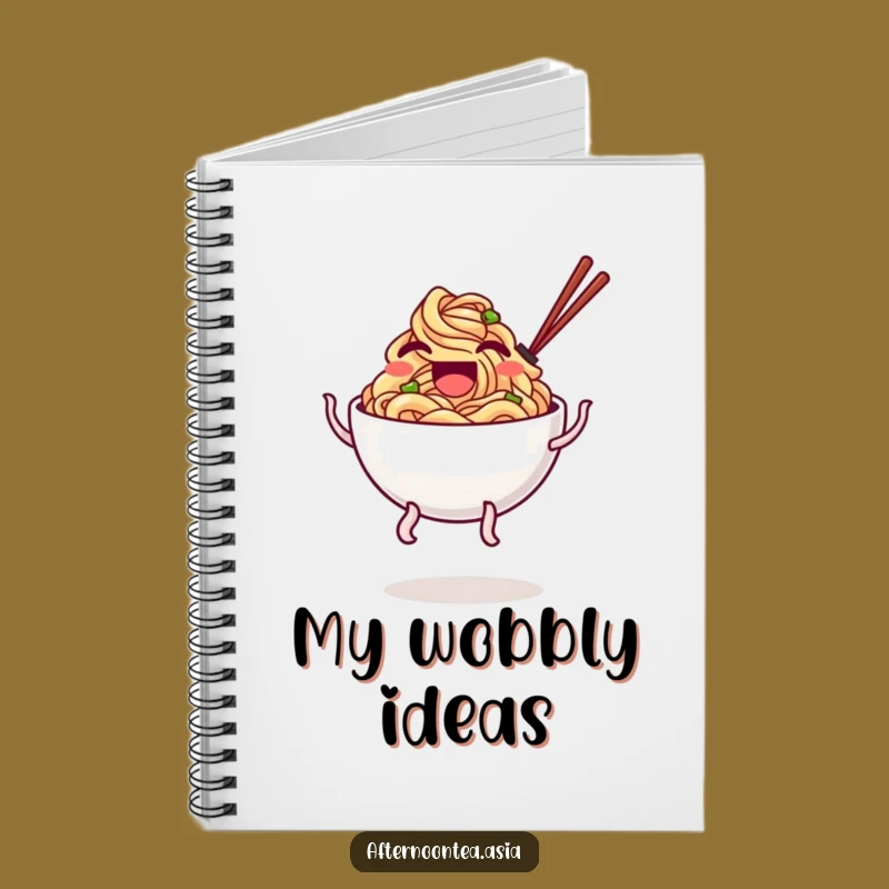 Funny Noodle Notebook: Wobbly Journal, Great Funny Gift for Notes