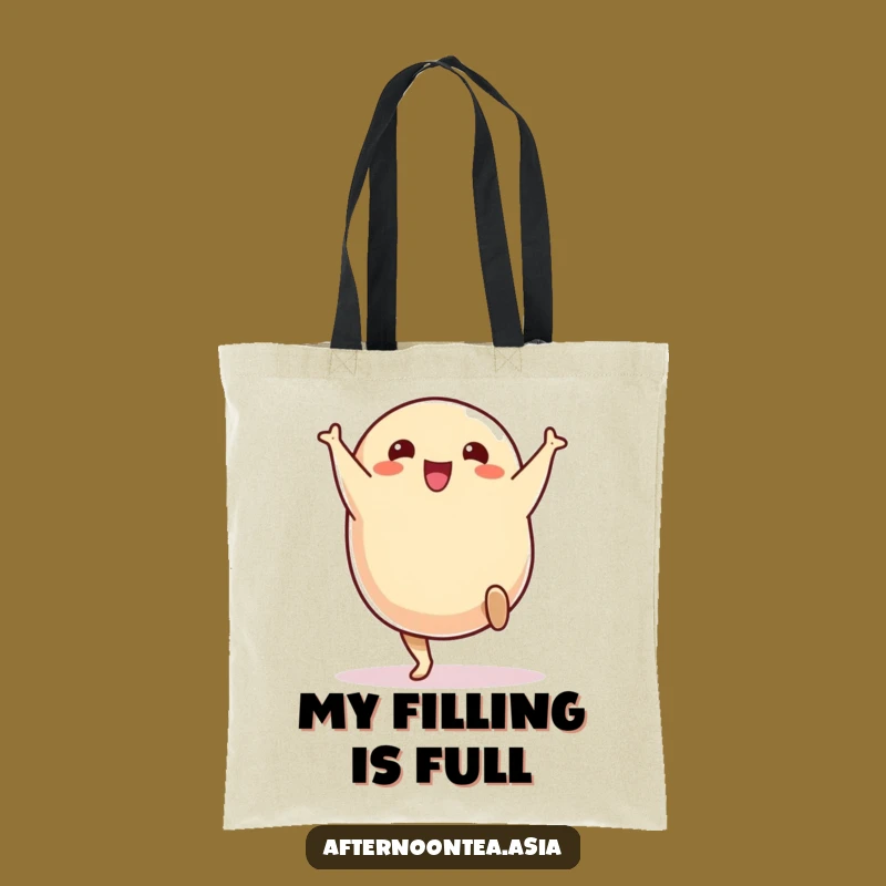 Funny Samosa Tote Bag: Cartwheeling Design, Practical and Hilarious Funny Gift